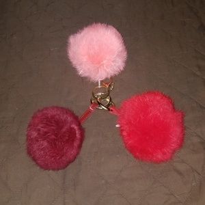Poof purse keychains